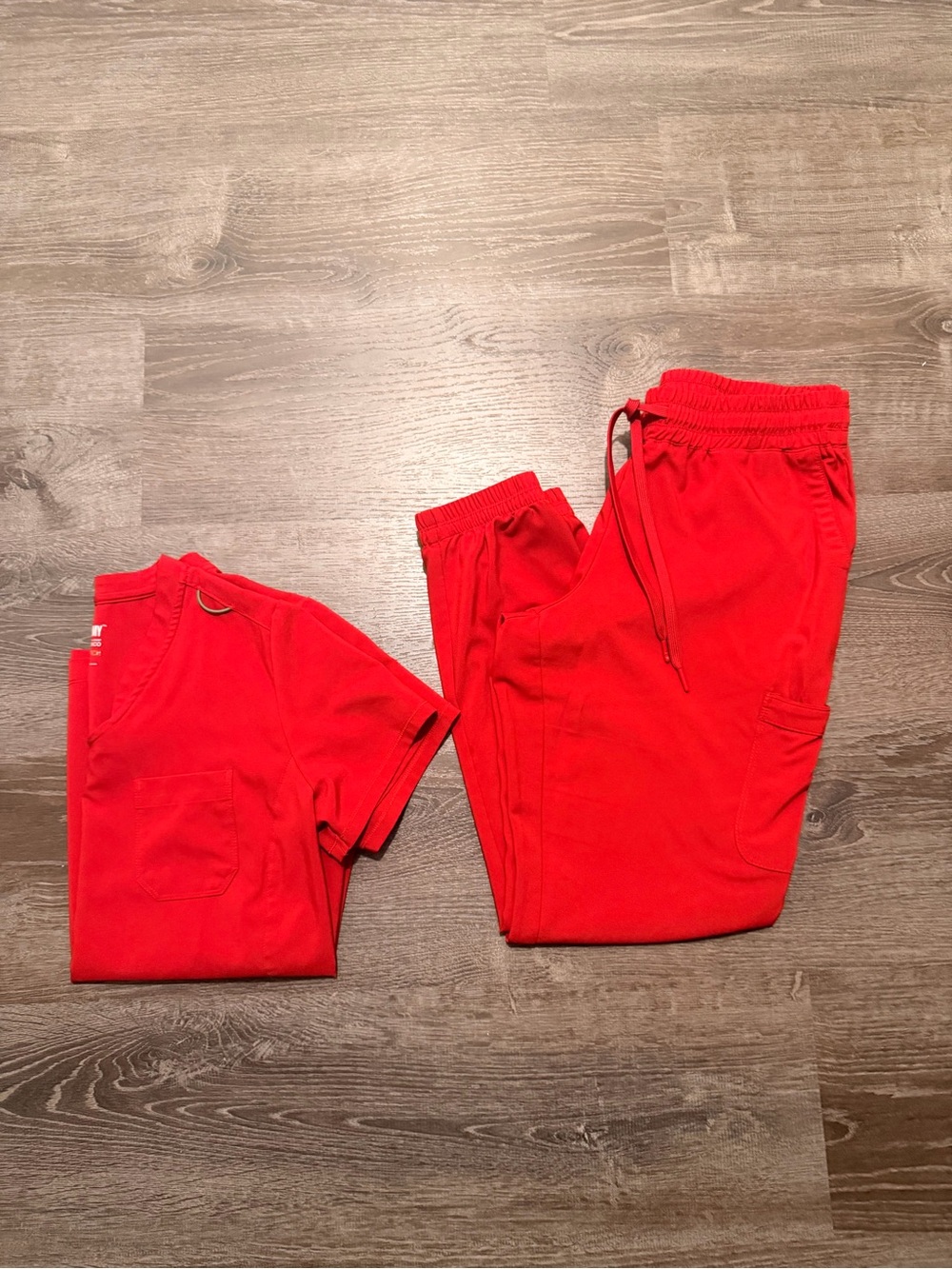 Grey's Anatomy True Red Women's Scrub Set -Size Medium